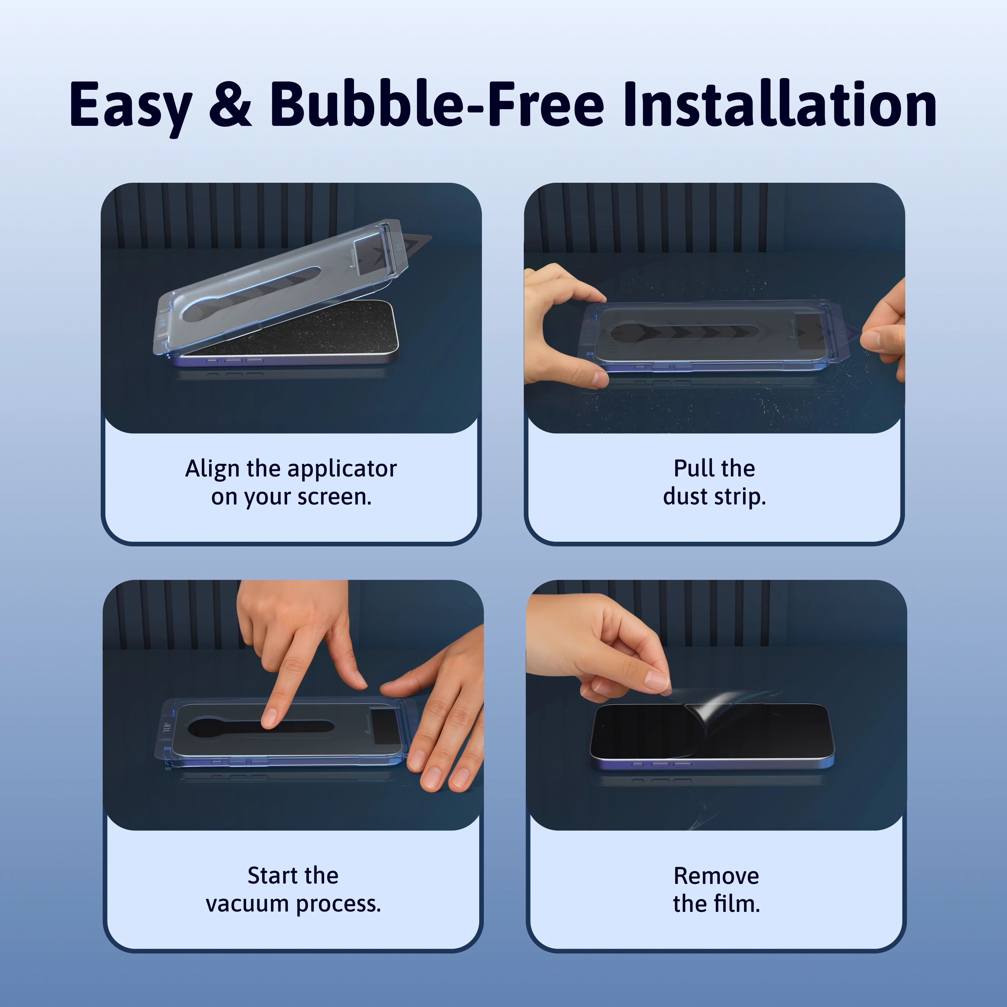 3 in 1 Screen Protector - Samsung-A - Image 4
