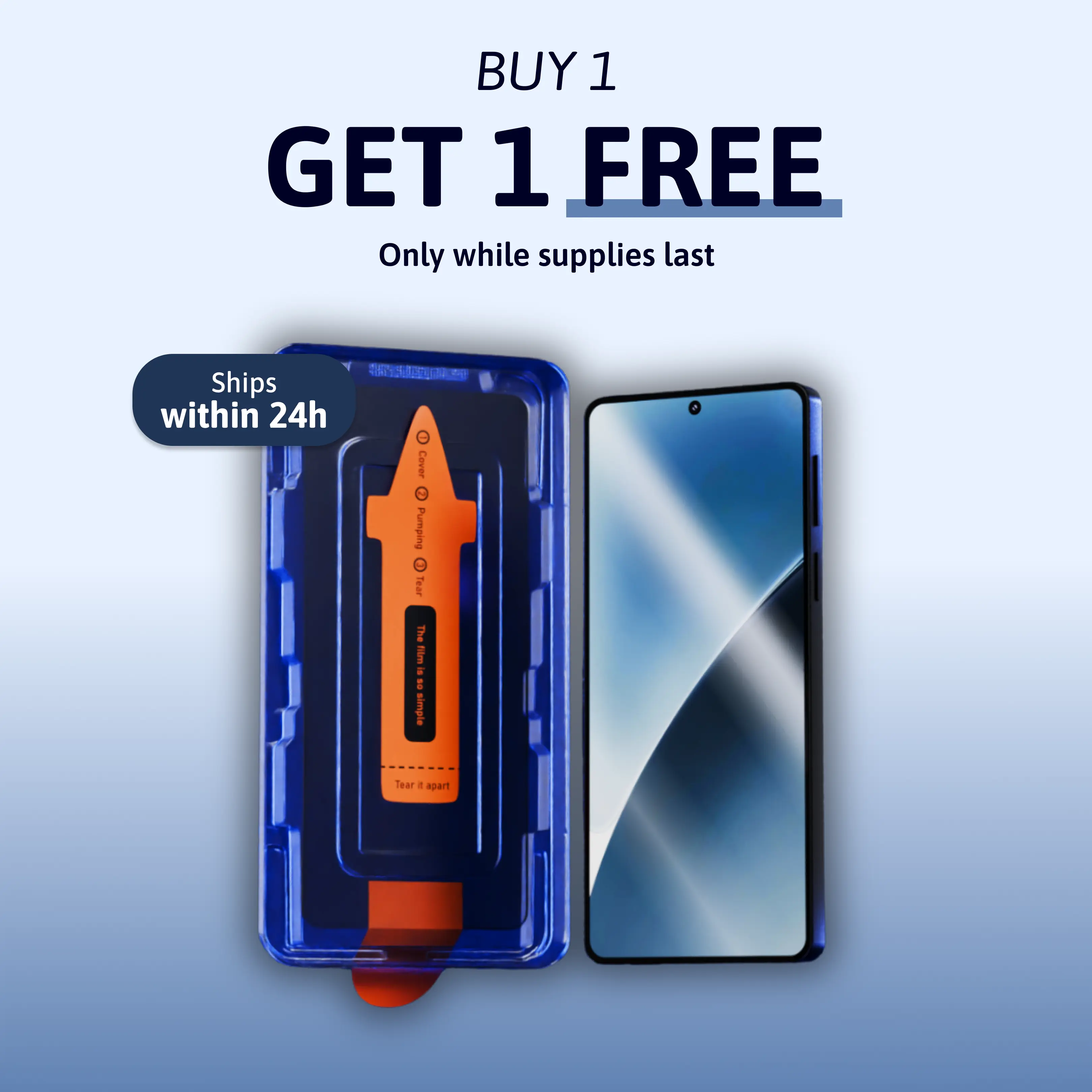3 in 1 Screen Protector - Redmi - Image 12