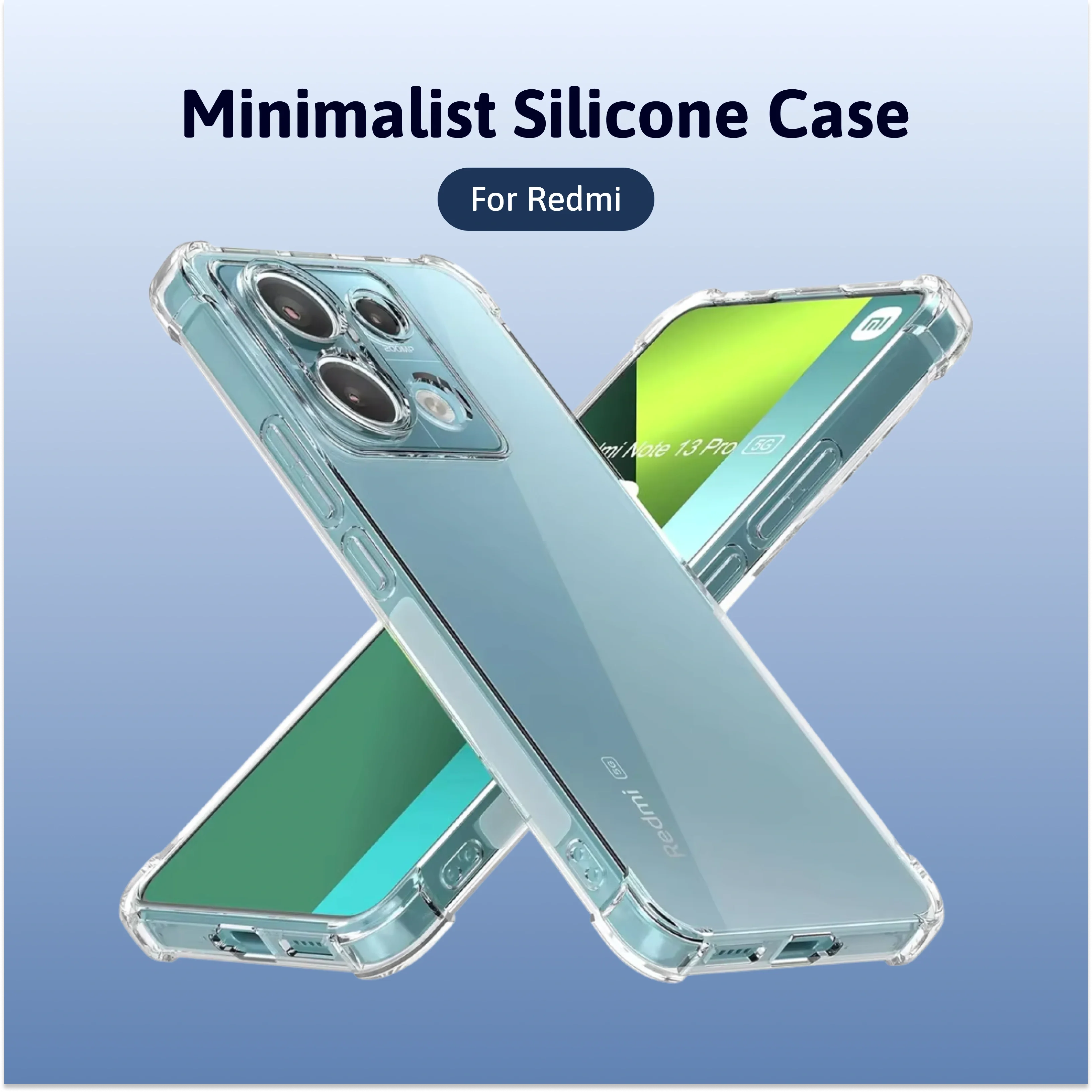Minimalist Silicone Case Redmi
