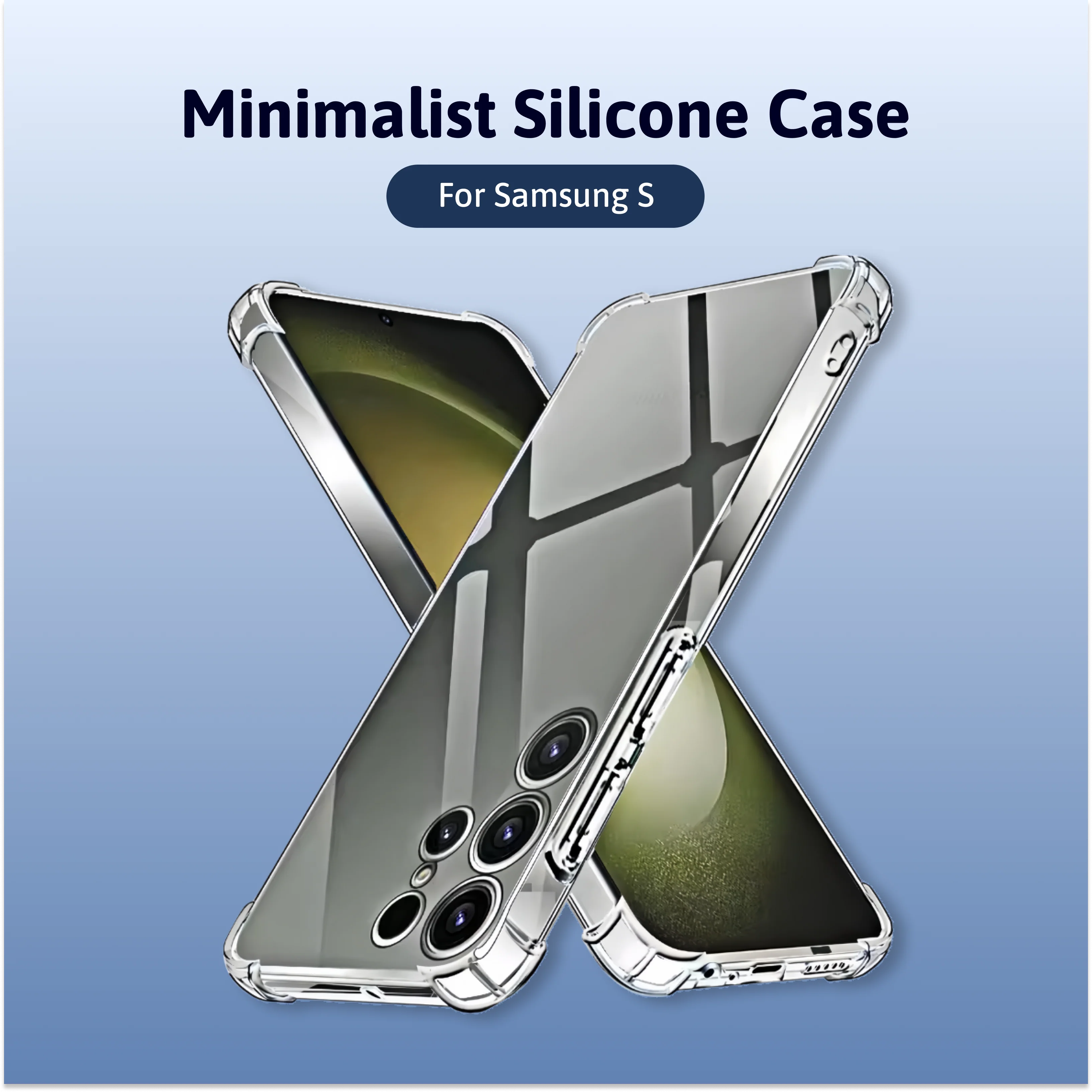 Minimalist Silicone Case Samsung S