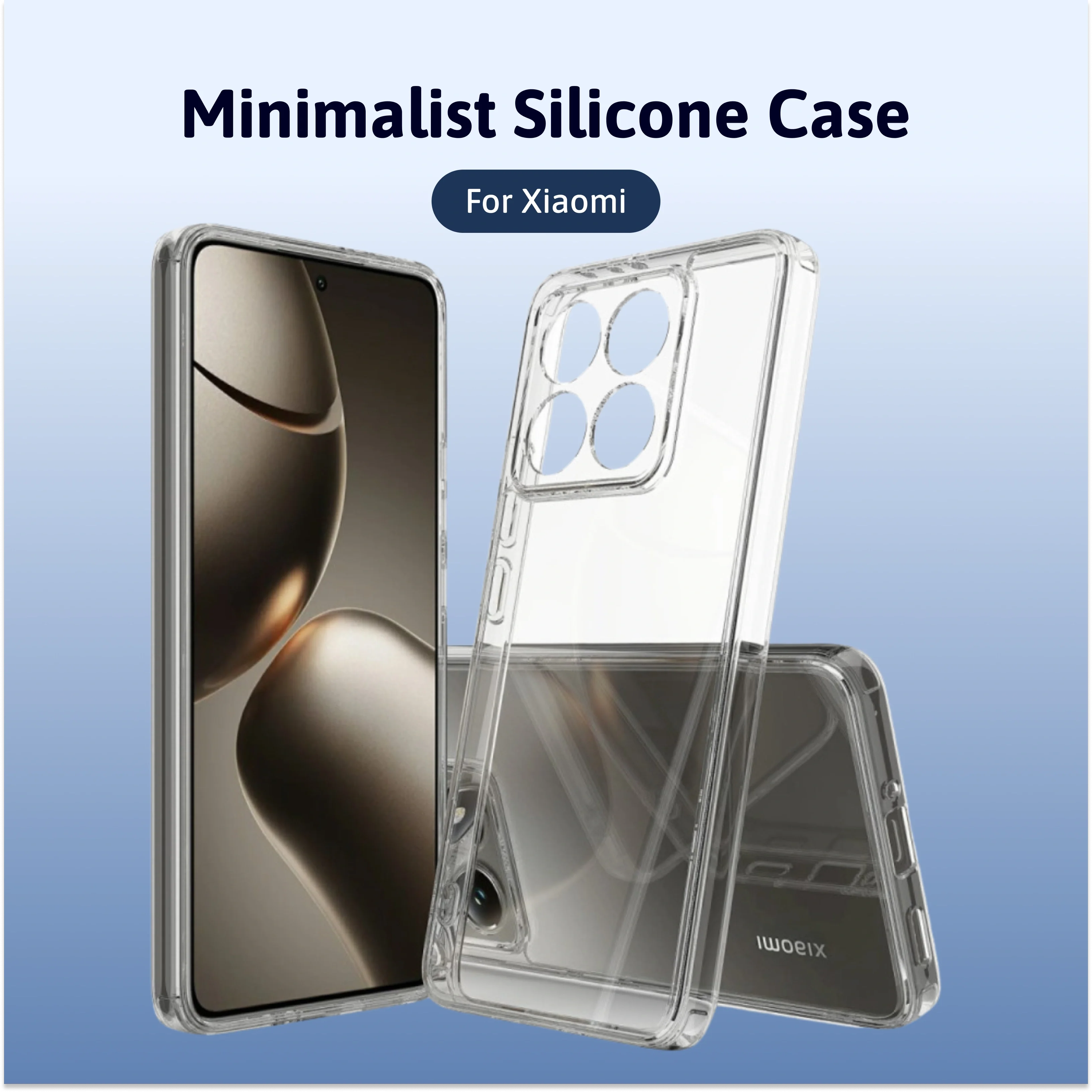Minimalist Silicone Case - Xiaomi