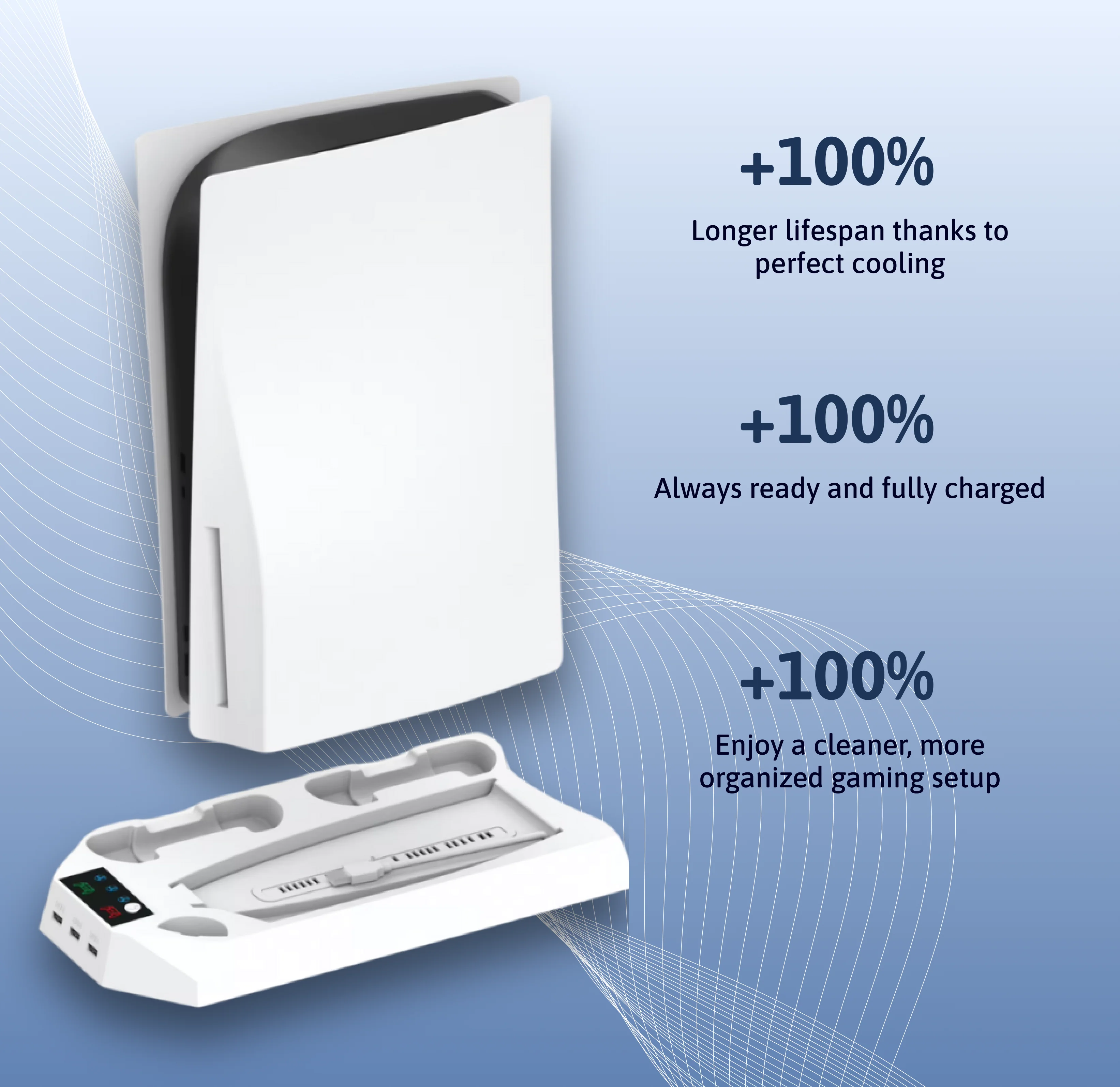 PS5 Cooling & Charging Station - Image 3